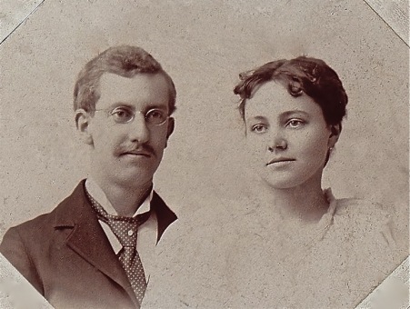 Bert Watson & Jessie Hermans - Graduation - 1895